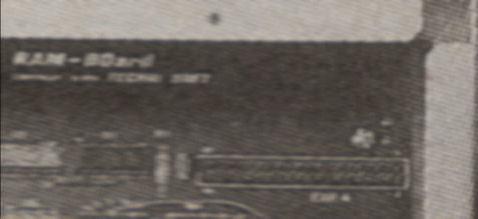Picture: Top right corner of the TechniSoft RAM-BOard